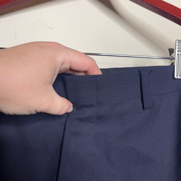 J.Crew Ludlow Slim-fit suit pant Loro Piana Italian wool Blue Caspian Sea 32x30 - Picture 9 of 12